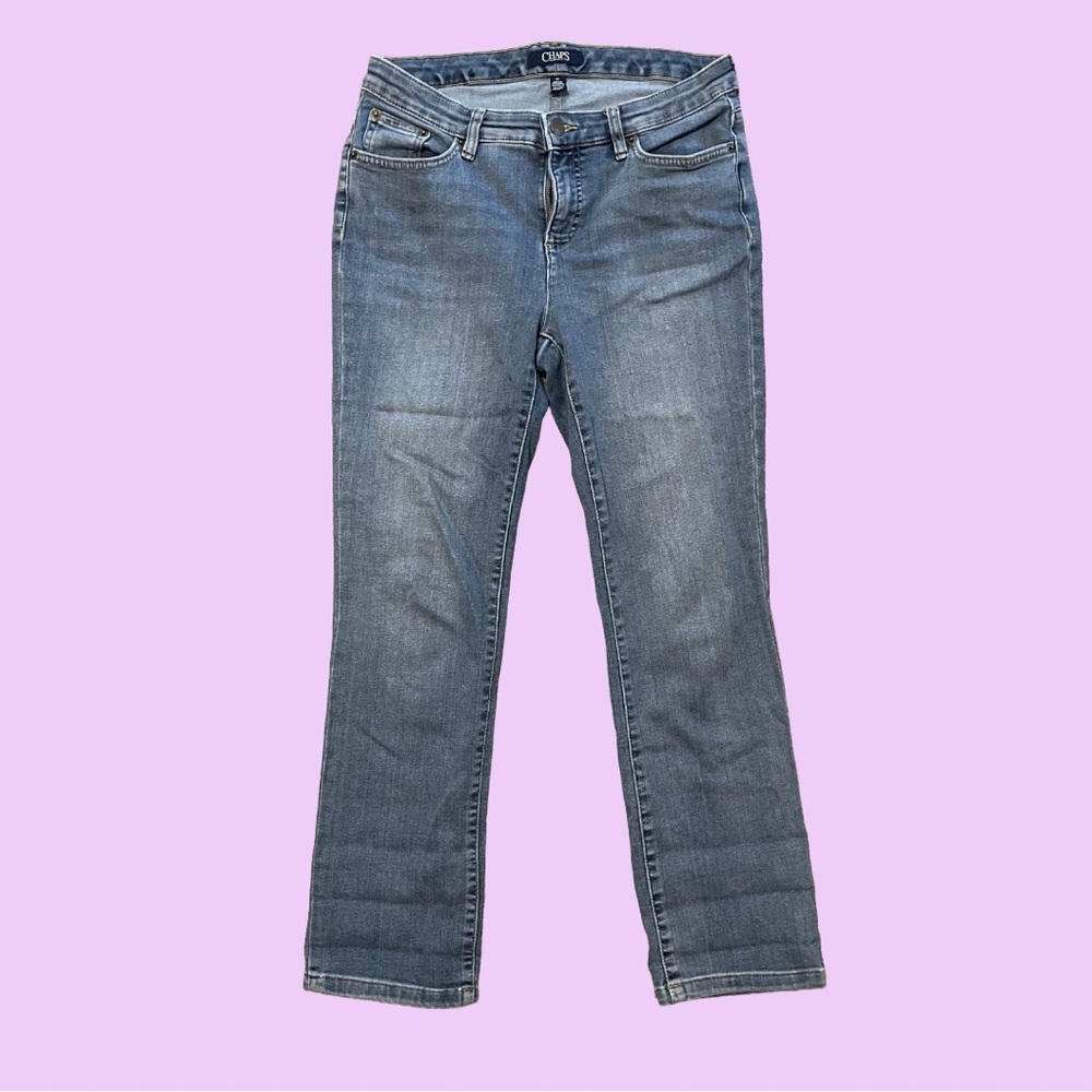 Chaps Straight Leg Blue Jeans